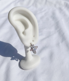 Aretes “Saturno Plateado”