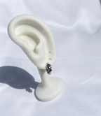 Aretes plateados Nº9