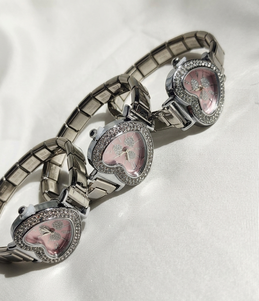 Reloj “Corazón Italiano” Rosa