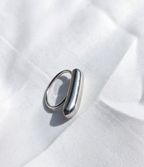 Anillo plateado Nº62