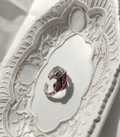 Anillo plateado Nº57