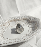 Anillo plateado Nº61