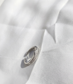 Anillo plateado Nº63
