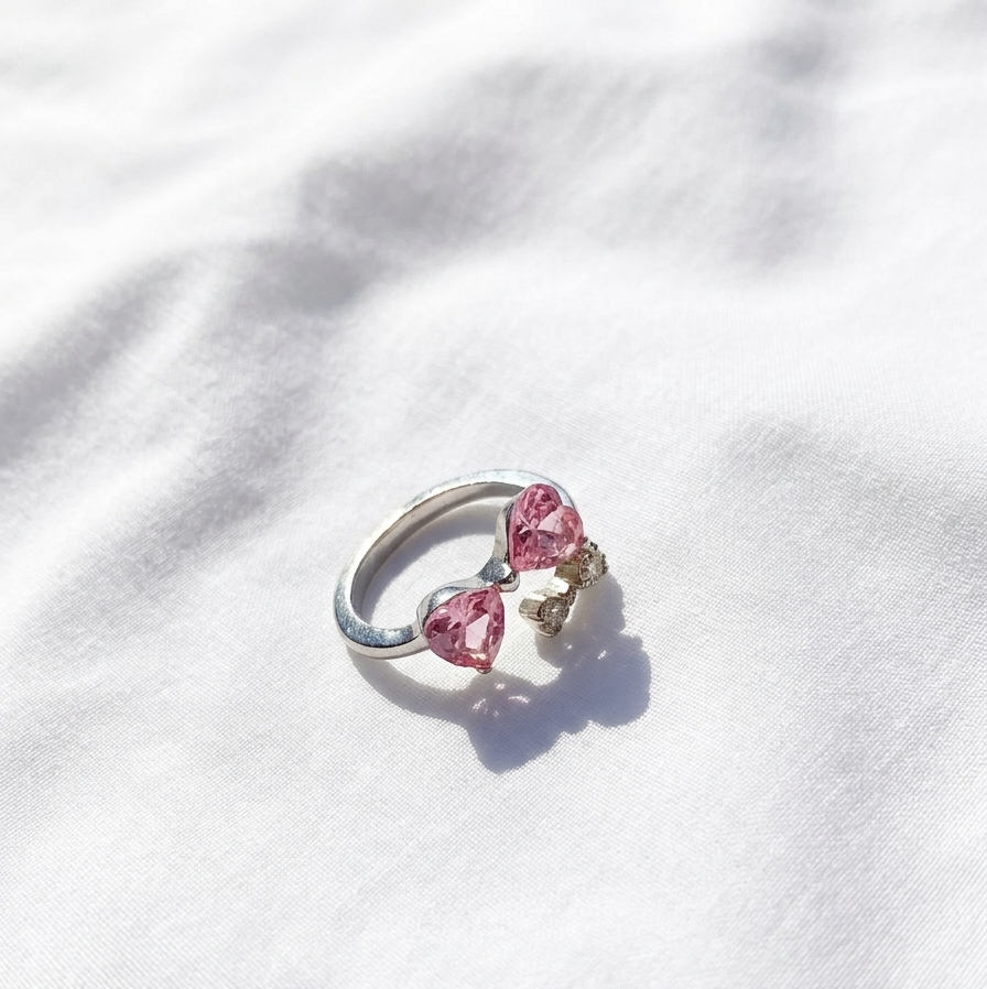 Anillo "Destello Rosa"