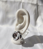 Aretes plateados Nº21