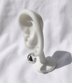 Aretes plateados Nº22