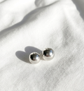 Aretes plateados Nº24