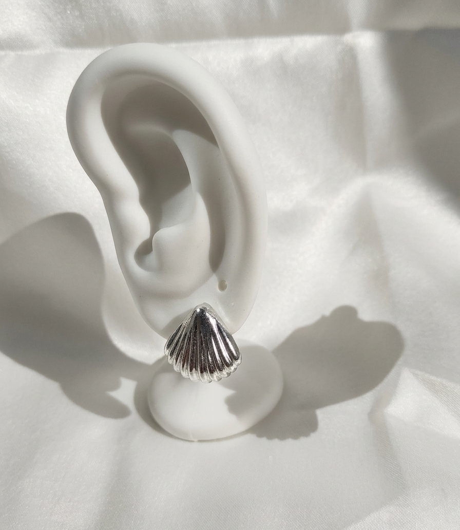 Aretes plateados Nº26