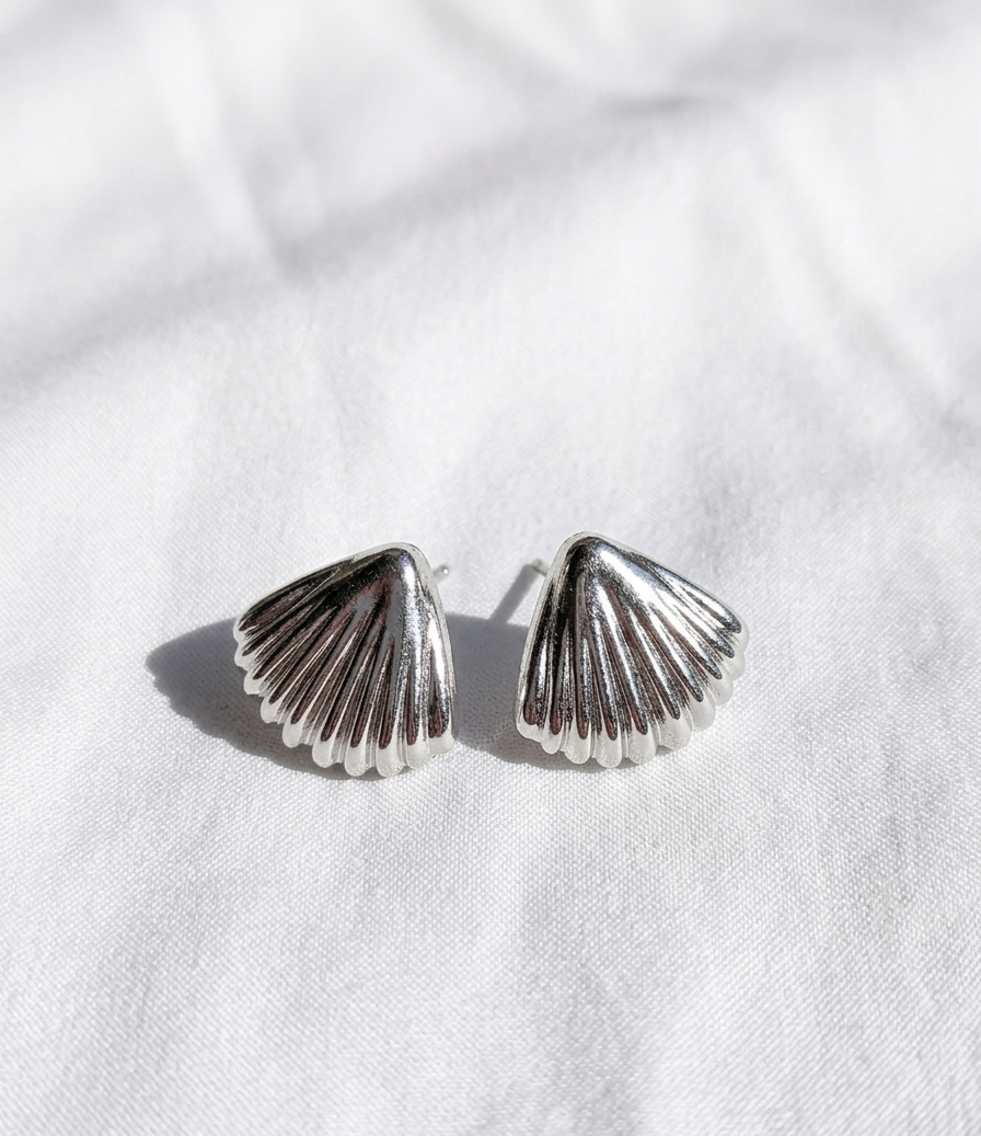 Aretes plateados Nº26