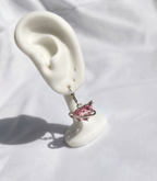 Aretes plateados Nº27