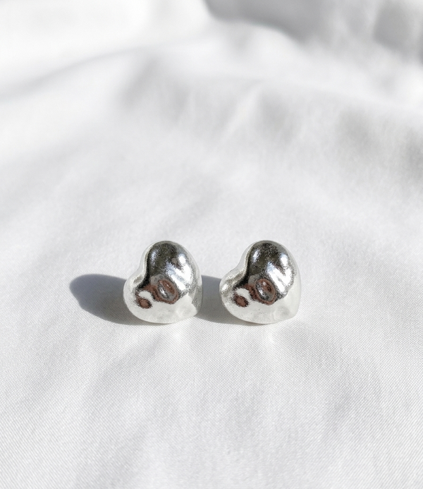 Aretes plateados Nº12