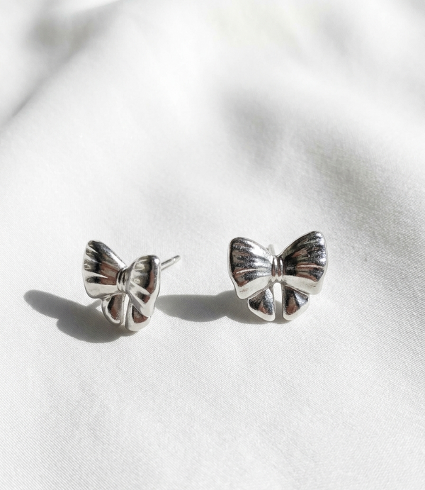Aretes plateados Nº13