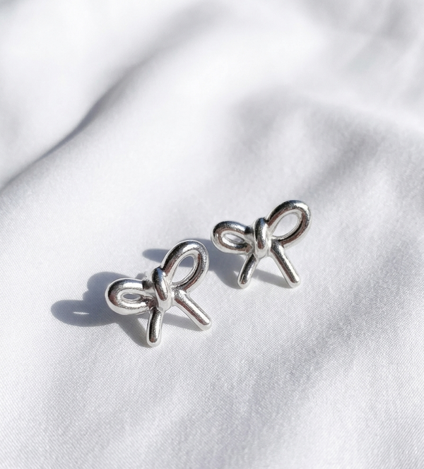 Aretes plateados Nº14