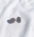 Aretes plateados Nº18