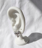 Aretes plateados Nº19