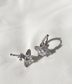 Aretes “Saturno Plateado”