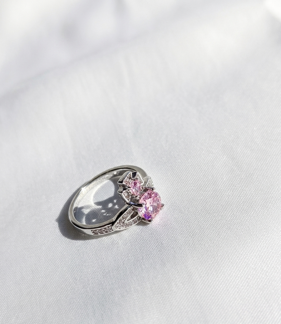 Anillo "Pink Saturn"