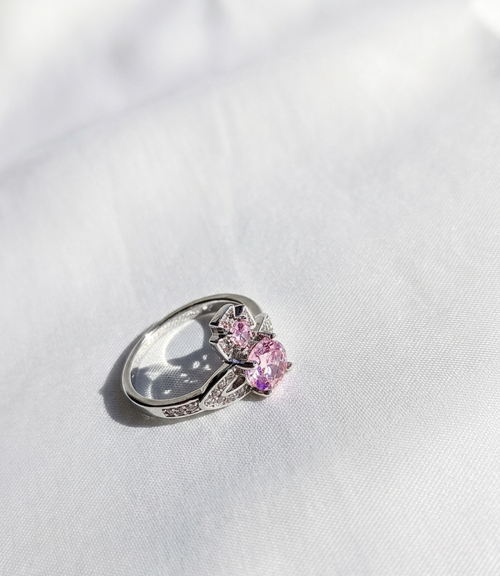Anillo "Pink Saturn"