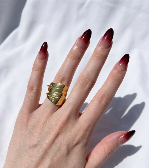 Anillo "Vivienne" Dorado